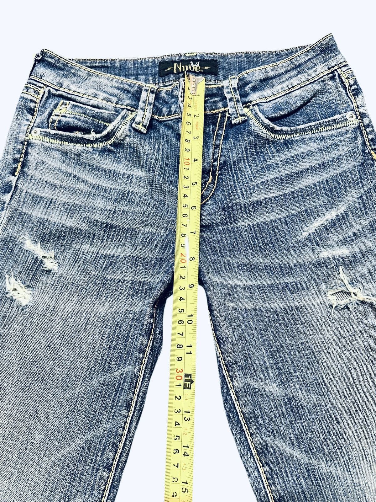 Vintage Vintage Distressed Nuve Faded Wash Flare Style Size US 28 / EU 44 - 15 Thumbnail