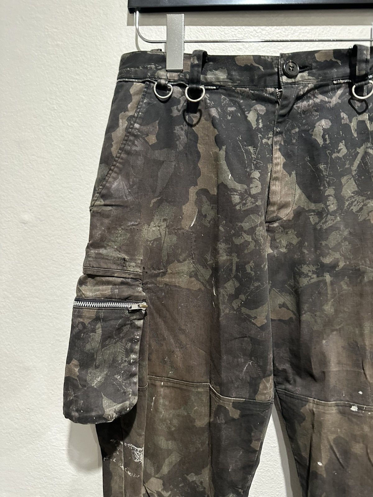 Undercover SS03 Scab Portrait Camo Cargo Pants M Size US 31 - 2 Thumbnail