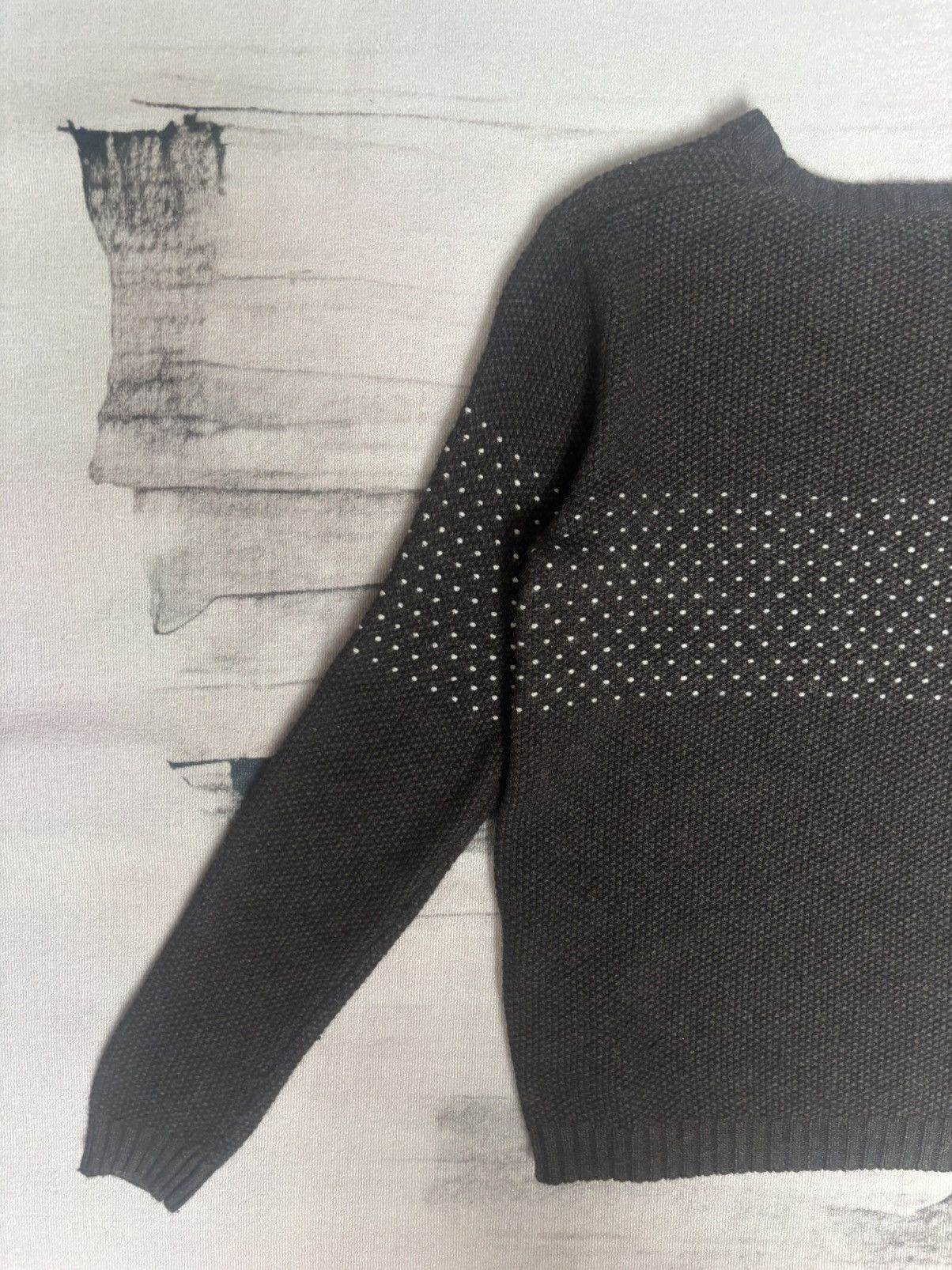 Lacoste Brown Lacoste sweatshirt size S with white polka dot pattern Size US S / EU 44-46 / 1 - 15 Thumbnail