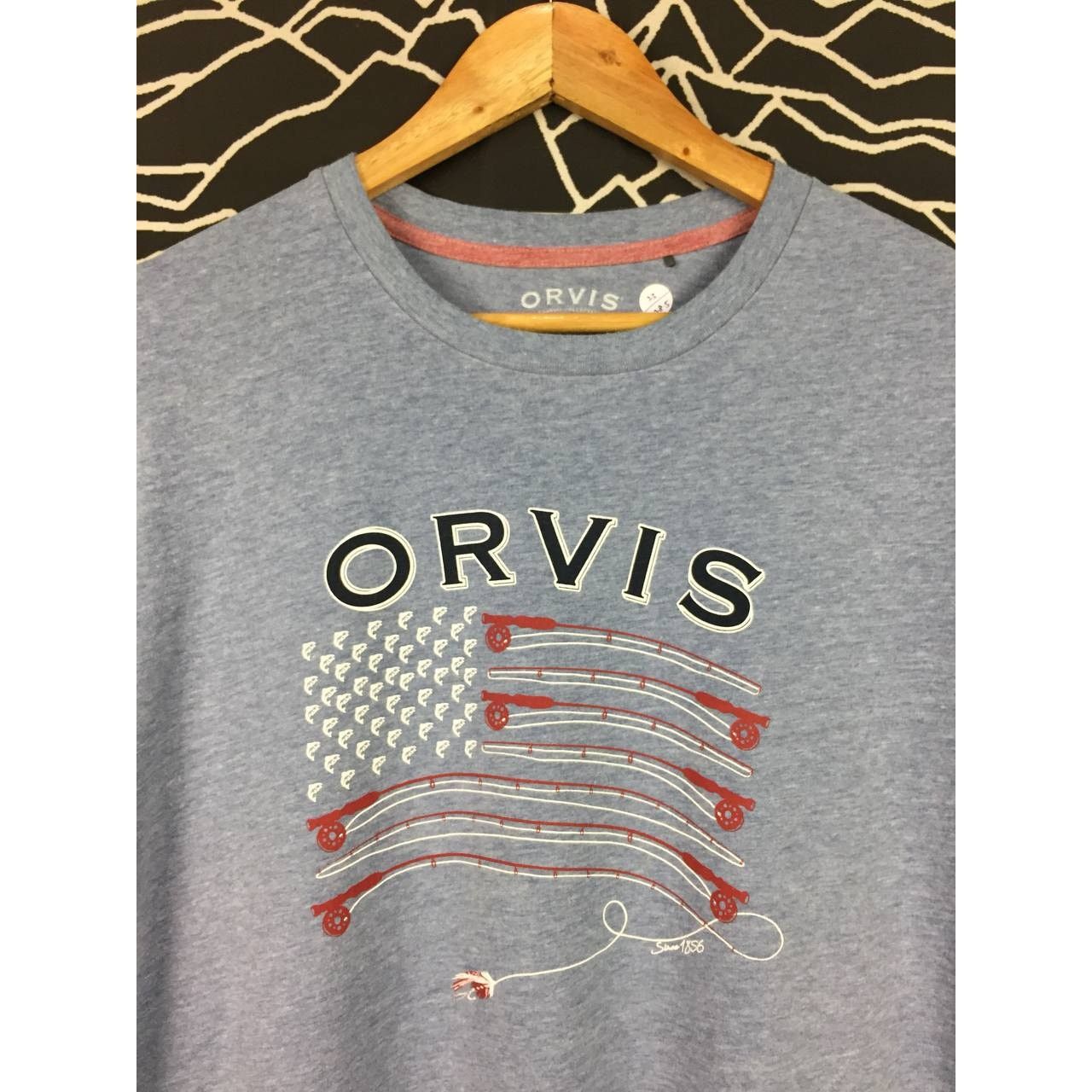 Orvis × Vintage Orvis Classic Collection American Flag Fishing Rods Tee Size US L / EU 52-54 / 3 - 3 Thumbnail