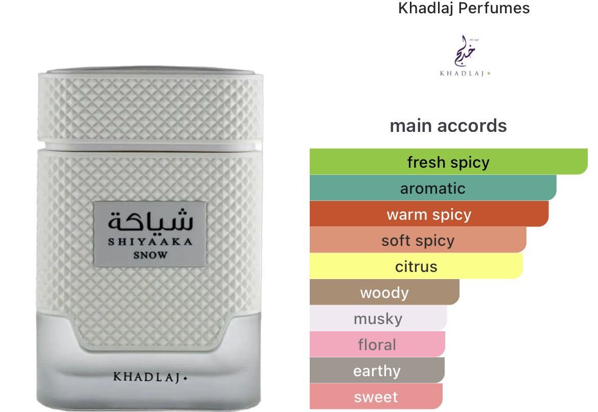 Other Khadlaj Shiyaaka Snow 5ml Cologne Samples Size ONE SIZE - 3 Thumbnail