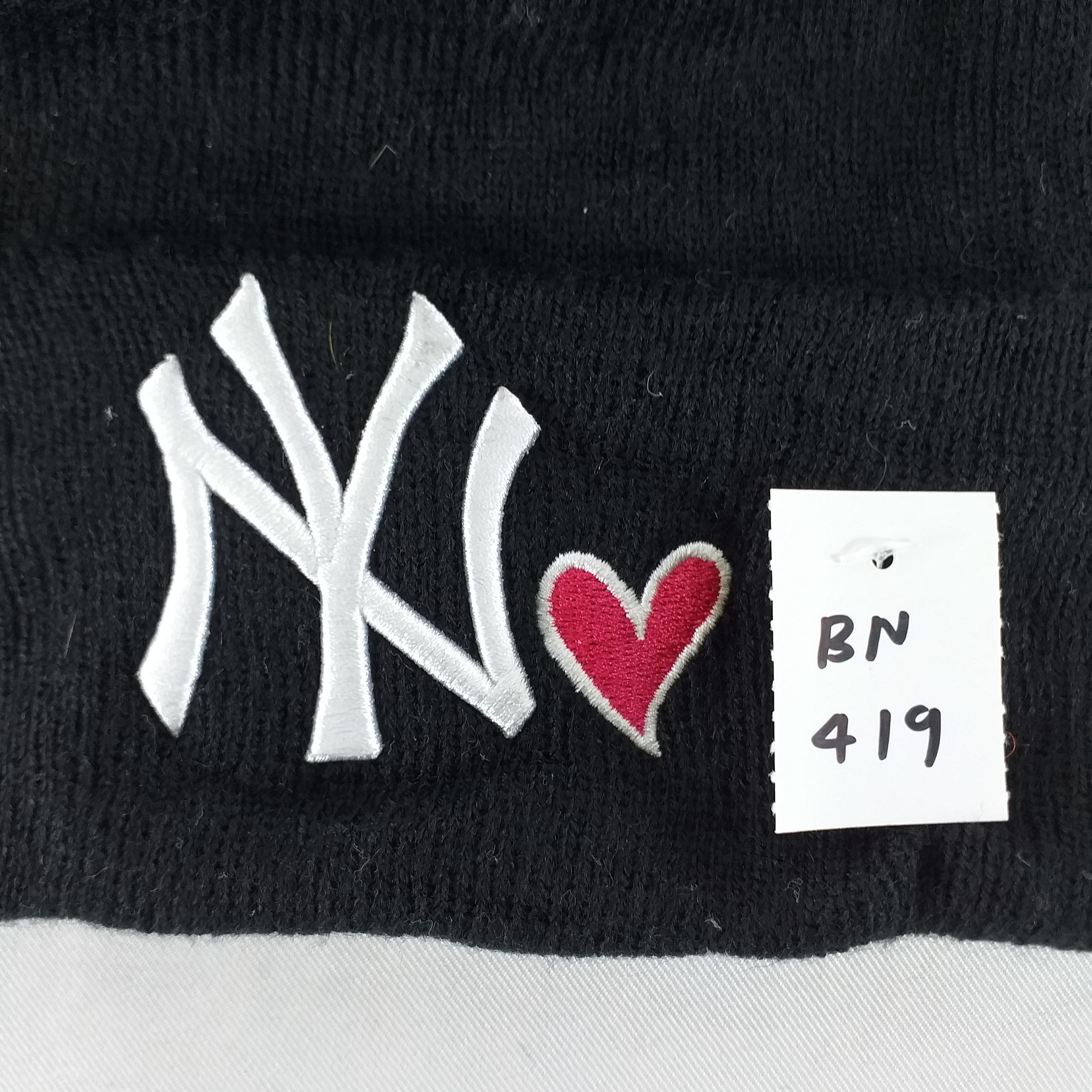 Japanese Brand NY Embroidery Snow Cap Hat Beanie -BN419 Size ONE SIZE - 8 Thumbnail