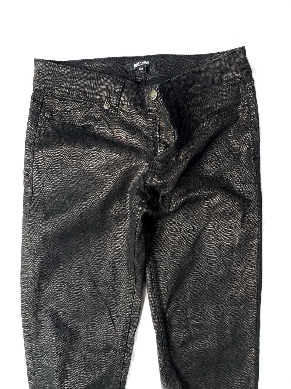 Roberto Cavalli Just Cavalli Snakeprint Shiny Skinny Jeans Size 27" / US 4 / IT 40 - 4 Thumbnail