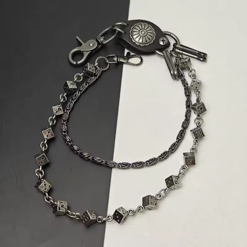 Jewelry Dice Chain Wallet Belt Chain Trousers Pants and jeans Size ONE SIZE - 2 Thumbnail
