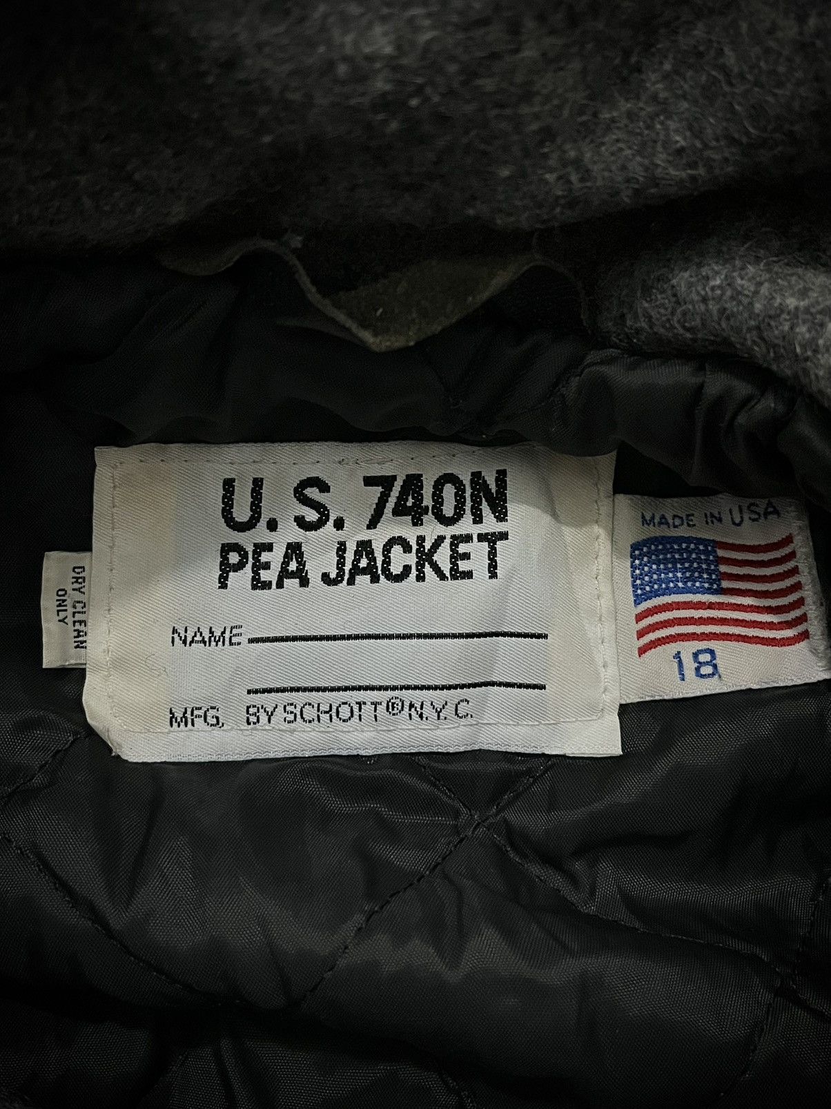 Vintage Vintage Schott USN 740 Wool Jacket Size US M / EU 48-50 / 2 - 5 Thumbnail