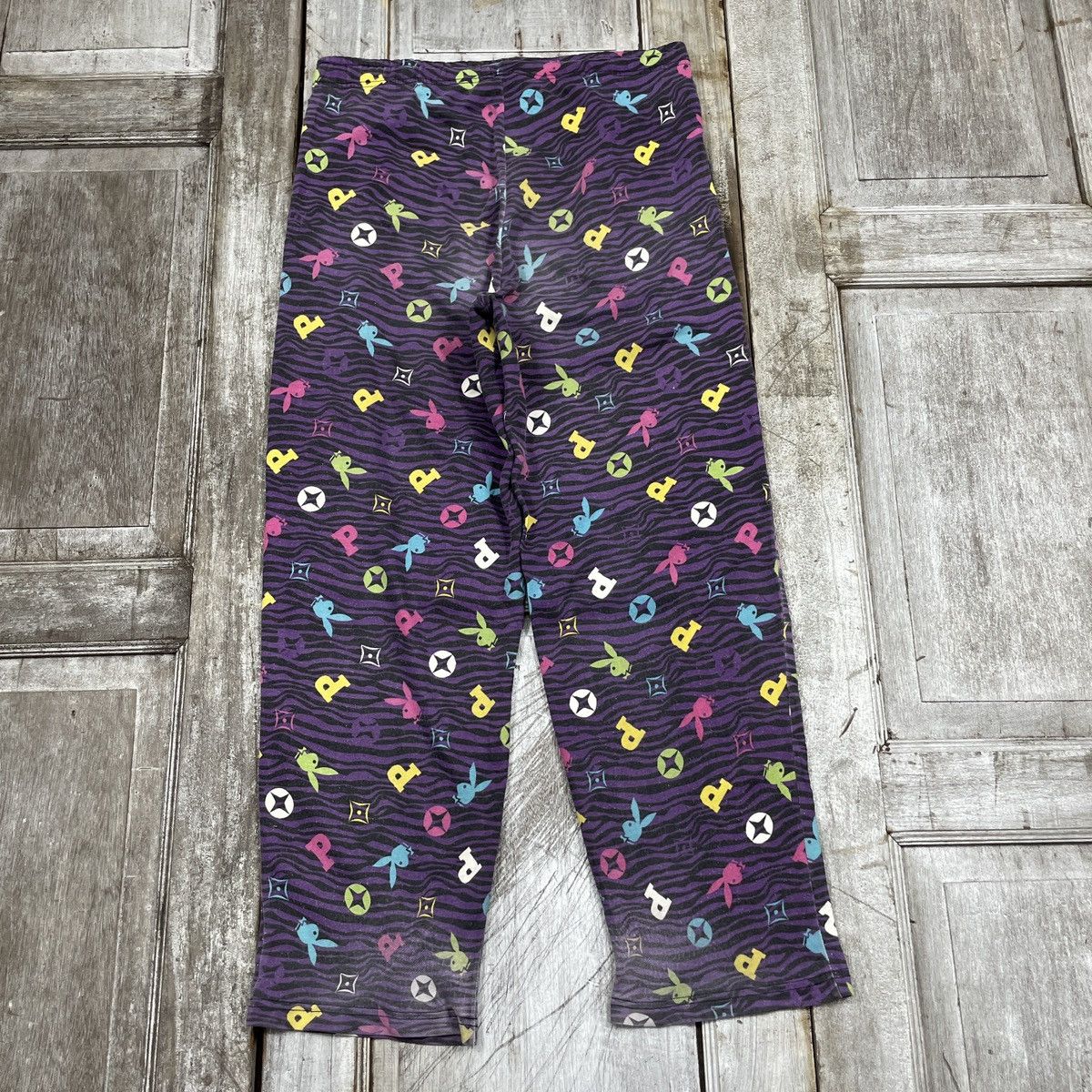 Playboy × Vintage Vintage Playboy Monogram Faded Sweat pant Size US 32 / EU 48 - 2 Thumbnail
