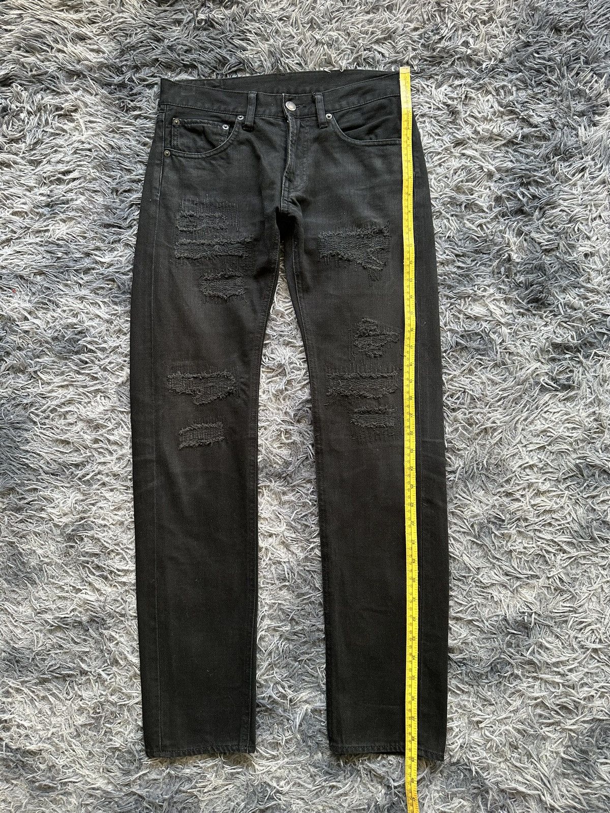 monkey time 00's Monkey time j-rock boro denim jeans Size US 29 - 9 Thumbnail