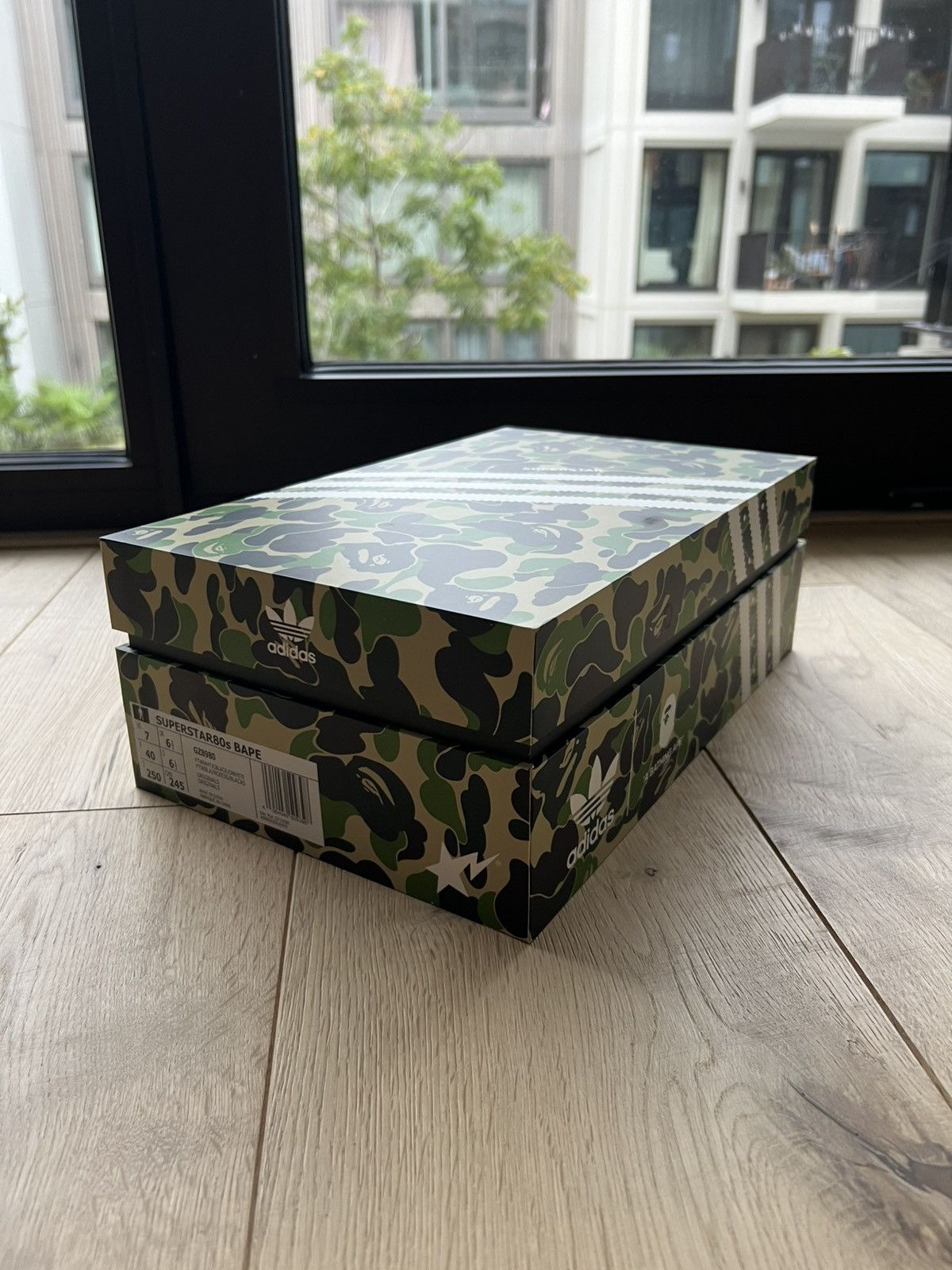 Adidas × Bape adidas Superstar 80s BAPE-Exclusive White Black_Deadstock Size US 7 / EU 40 - 3 Thumbnail