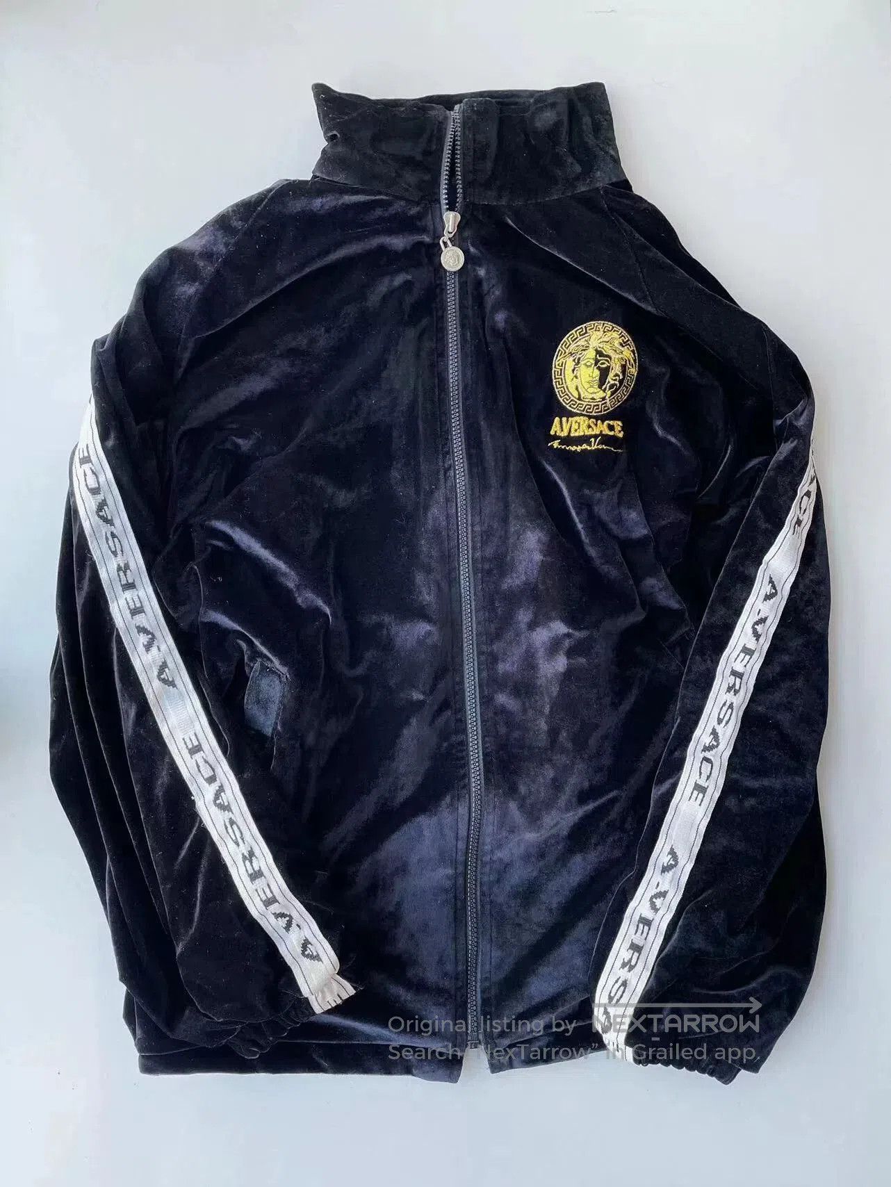 Versace Versace 90s Medusa Velvet Sweatshirt. Size US M / EU 48-50 / 2 - 4 Thumbnail