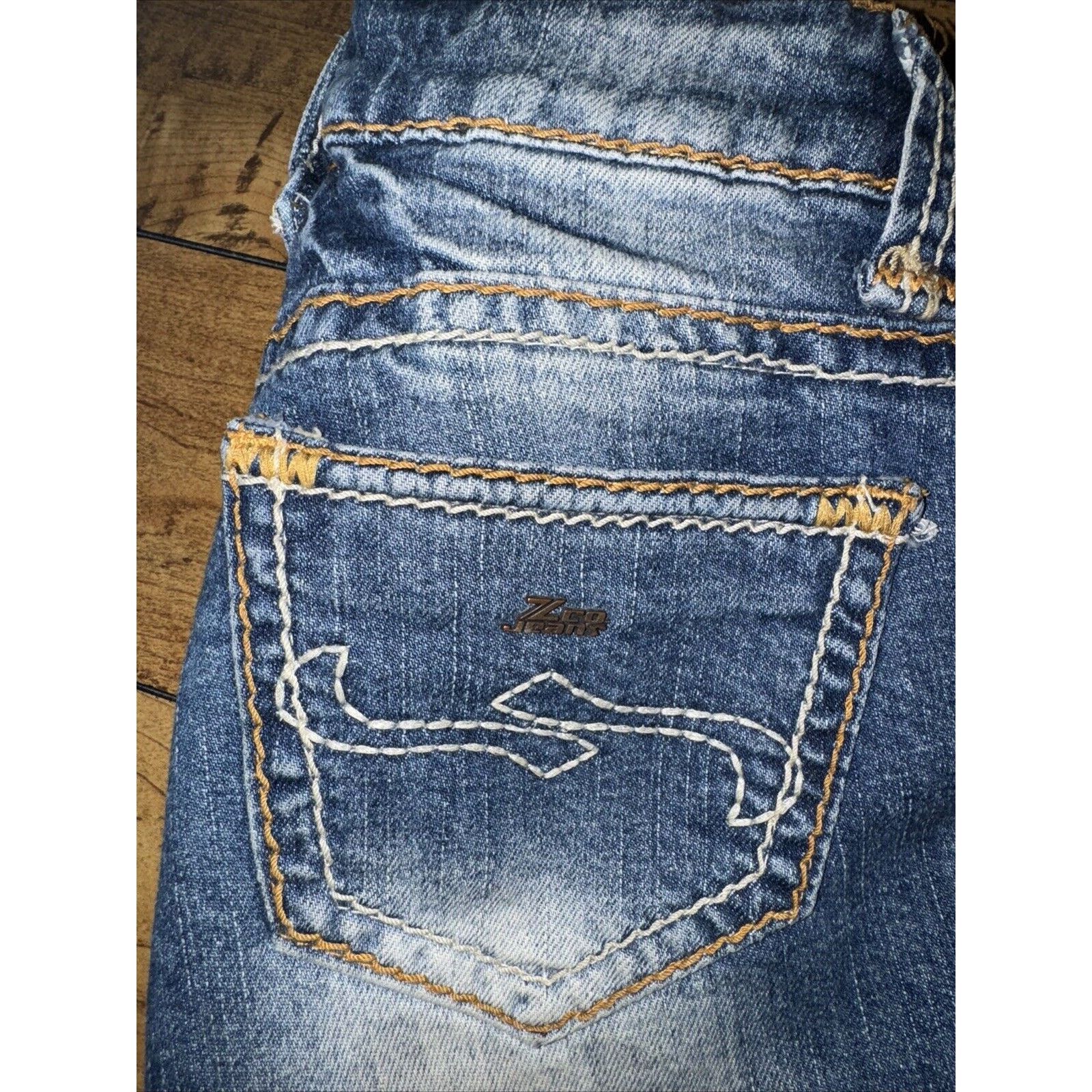 Vintage Women’s Y2K Z Co. Jeans Size 3 Measured 28x33 Size 28" / US 6 / IT 42 - 2 Thumbnail