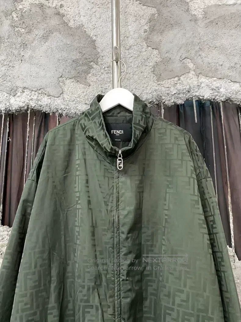 Fendi Fendi Monogram Flight Jacket Size US L / EU 52-54 / 3 - 3 Thumbnail