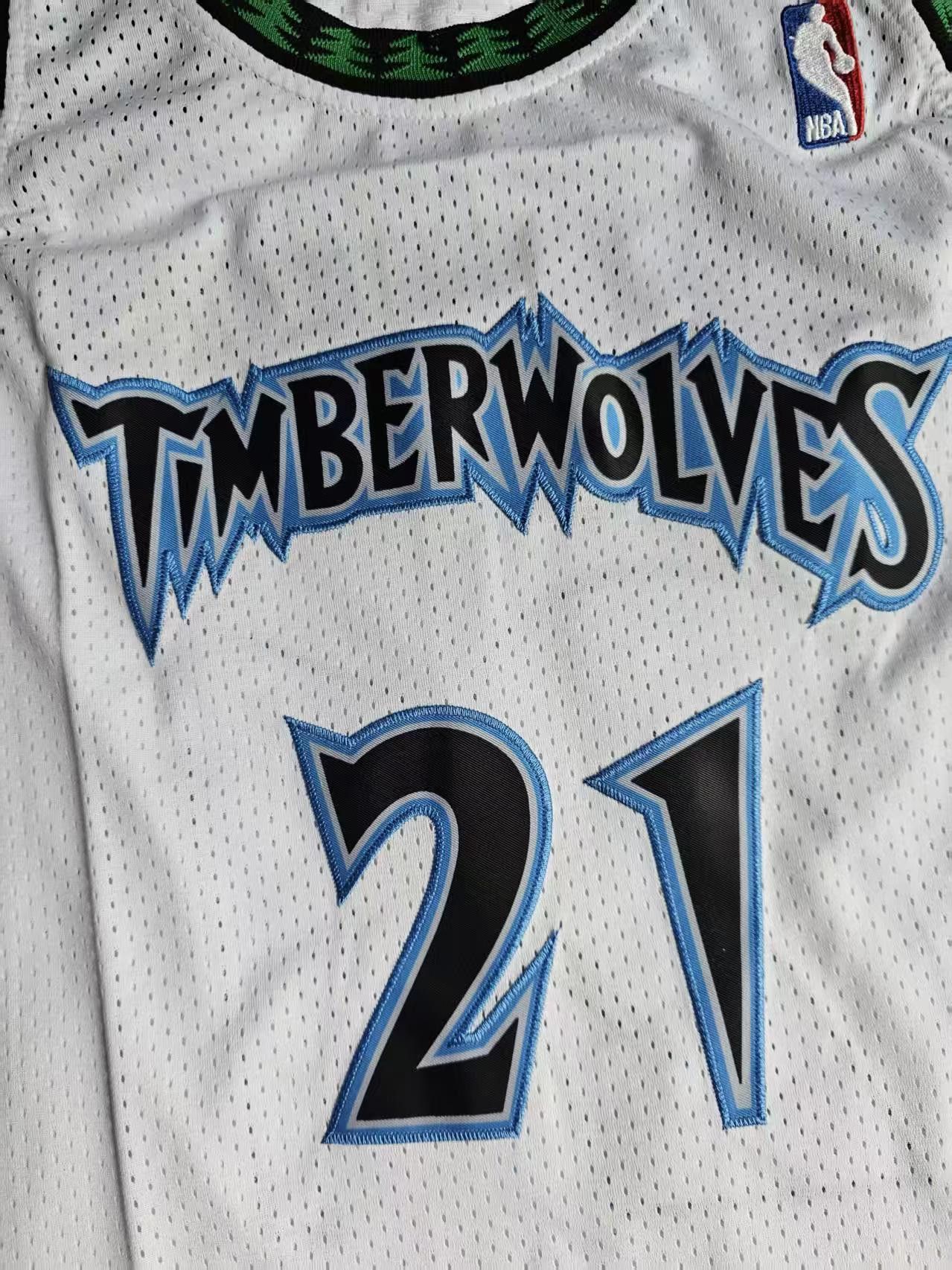 NBA Minnesota Timberwolves Kevin Garnett Jersey White Size US XL / EU 56 / 4 - 5 Thumbnail