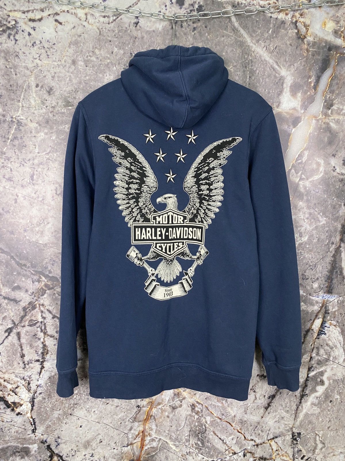 Harley Davidson Mems Harley-Davidson Motor Cycles Hoodie Size Large Size US L / EU 52-54 / 3 - 8 Thumbnail