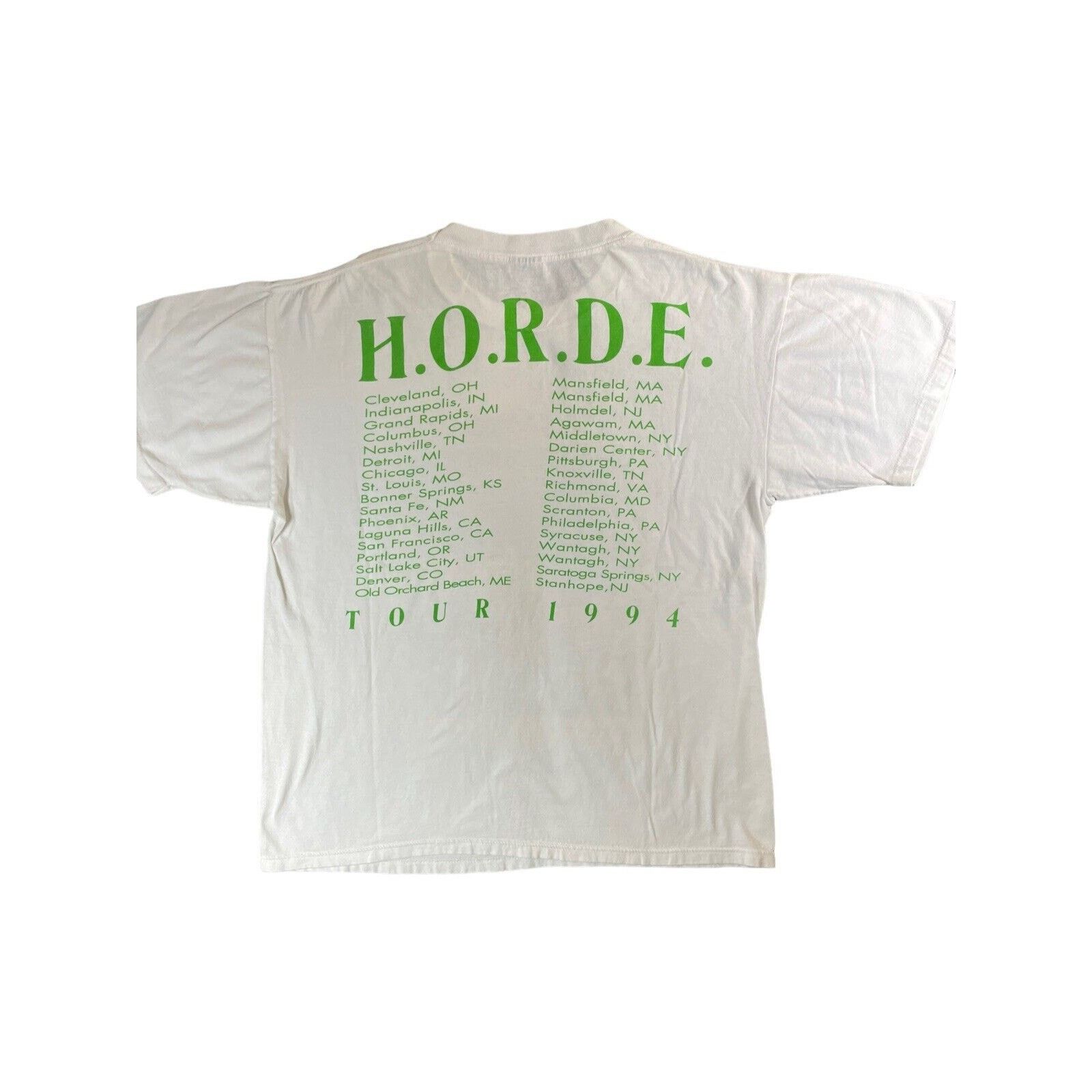 Brockum Vintage 90s Horde Festival Allman XL Band Shirt USA Made Size US XL / EU 56 / 4 - 6 Thumbnail