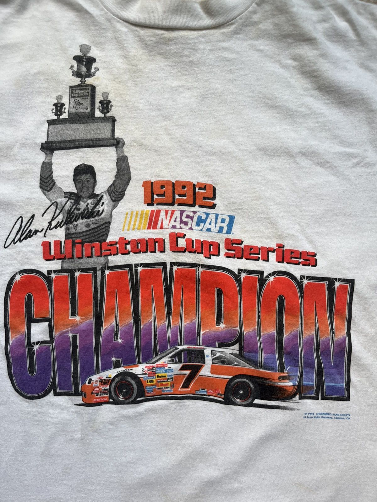 NASCAR Vintage 1993 Alan Kulwicki NASCAR Tee Size US L / EU 52-54 / 3 - 4 Thumbnail
