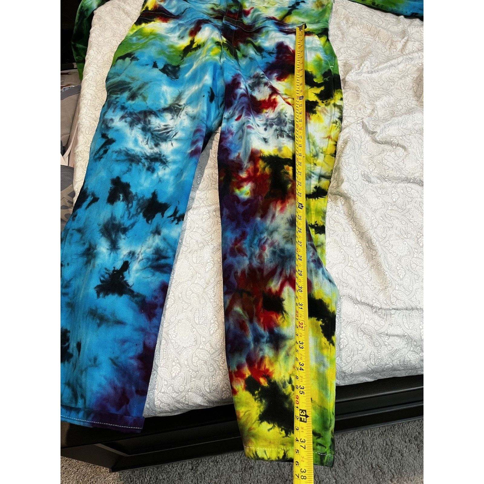 Lee Lee Union Alls Coveralls XL Tie Dye Workwear Jumpsuit Size US 40 / EU 56 - 12 Thumbnail