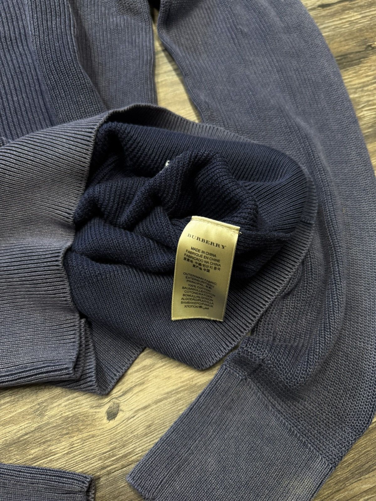 Burberry BURBERRY RIBBED HENLEY LONGSLEEVE Size US S / EU 44-46 / 1 - 5 Thumbnail