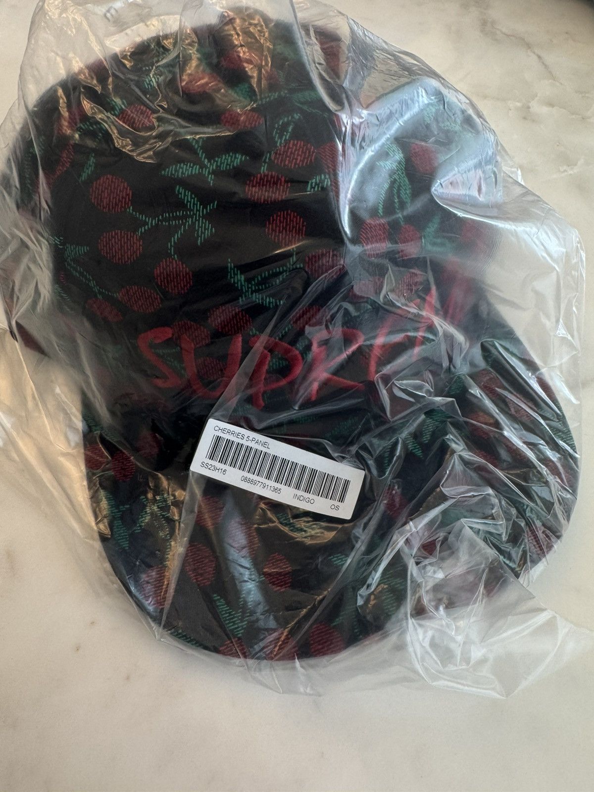 Supreme Supreme Cherries 5 Panel Cap Black Size ONE SIZE - 5 Thumbnail