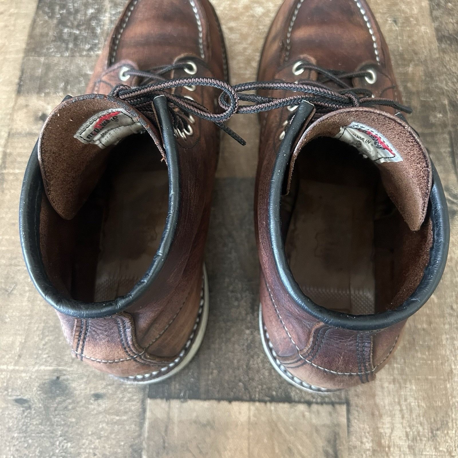 Red Wing Red Wing Heritage 8138 Briar Slick Moc Toe Boots Mens 11.5 D Size US 11.5 / EU 44-45 - 6 Thumbnail