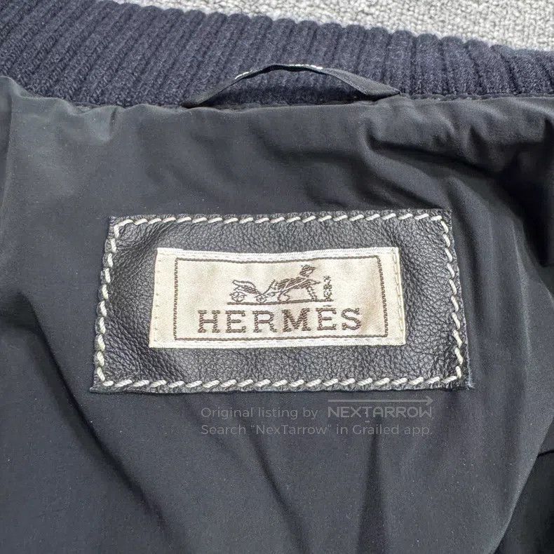 Hermes Hermes Cashmere Patch Leather Puffer Jacket Size US M / EU 48-50 / 2 - 3 Thumbnail