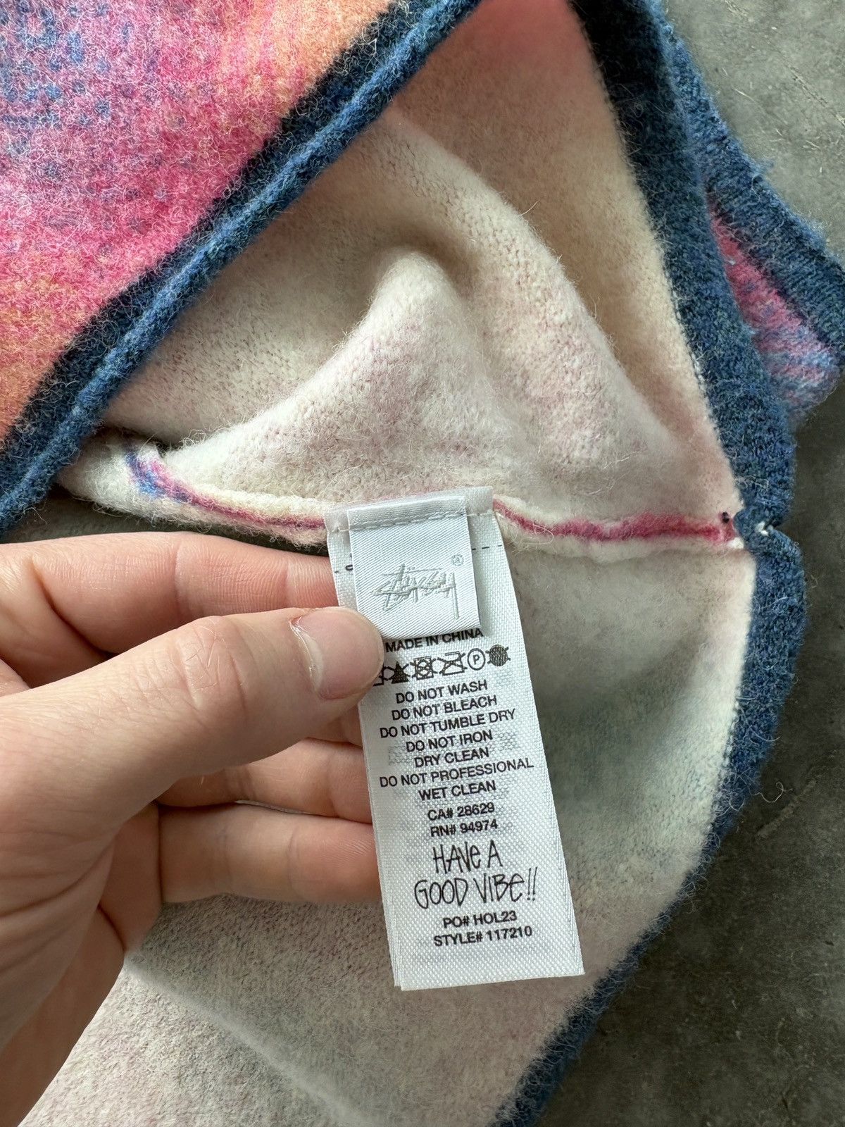 Stussy Stussy Gradient Dot Sweater Size US L / EU 52-54 / 3 - 5 Thumbnail