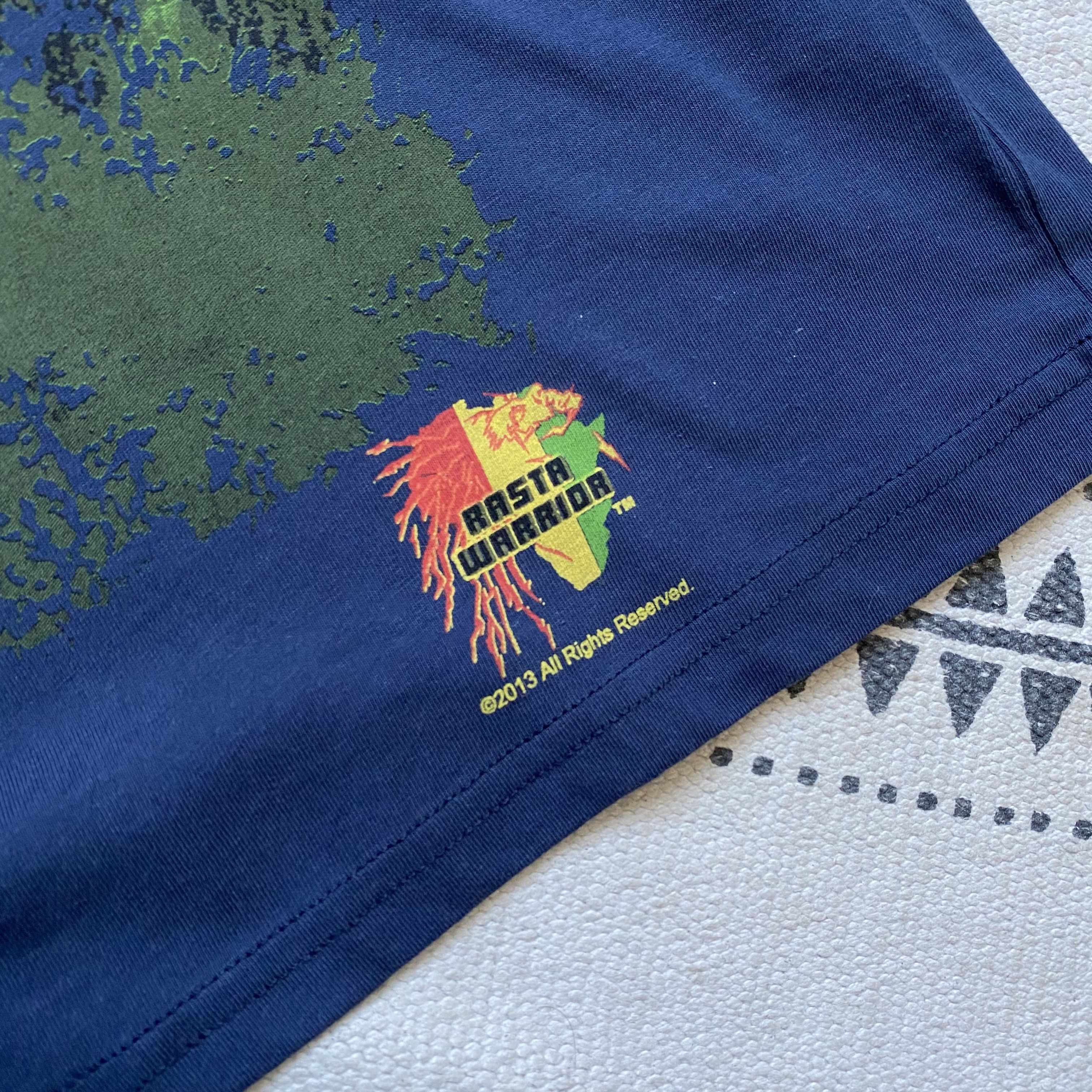 Band Tees 💚 Vintage Bob Marley tee Rasta Warrior Y2K Rap Tees Size US L / EU 52-54 / 3 - 5 Thumbnail