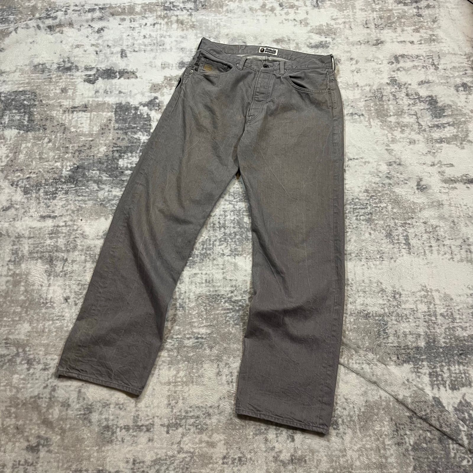 Bape × Nigo Authentic Bape 2000’s Baby Milo Banana Jeans 32 Size US 32 / EU 48 - 3 Thumbnail