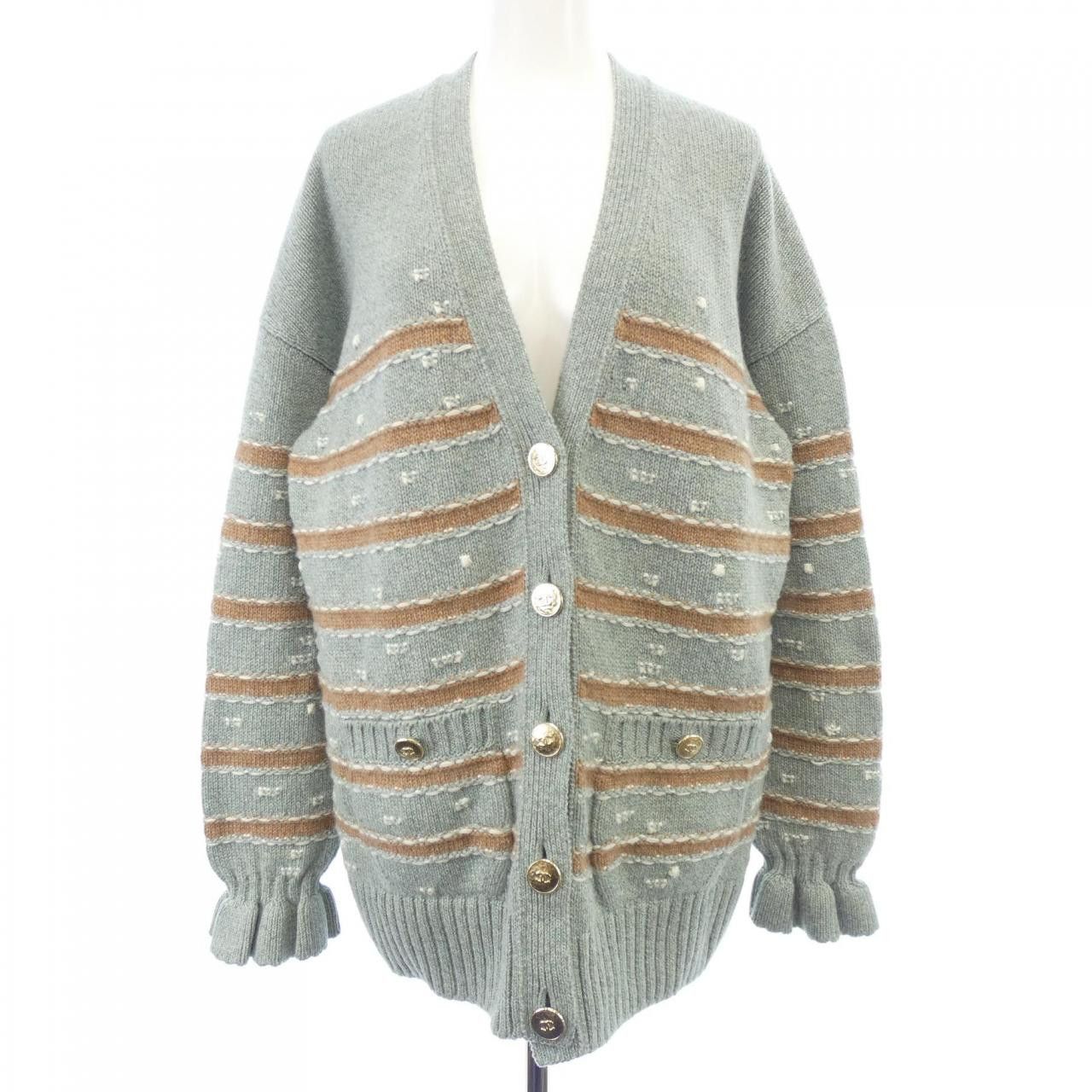 Chanel Chanel LOOK32 Cashmere Cardigan Textile Tops P78456K11314 DUTY FREE for USA