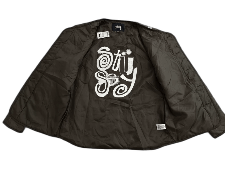Stussy Stussy 90s Rare Military Green Quilted Jacket Size US XL / EU 56 / 4 - 1 Thumbnail