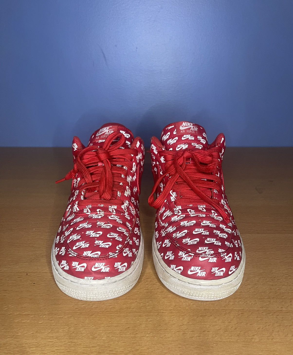 Nike Nike Air Force 1 Low “All Over Logo” Size US 10.5 / EU 43-44 - 4 Thumbnail