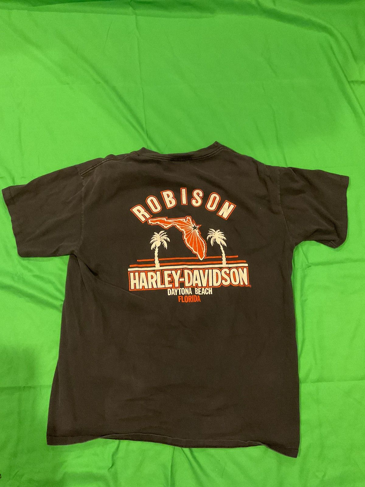 Harley Davidson × Vintage Harley Davidson Daytona Beach Florida tee Size US XL / EU 56 / 4 - 2 Thumbnail