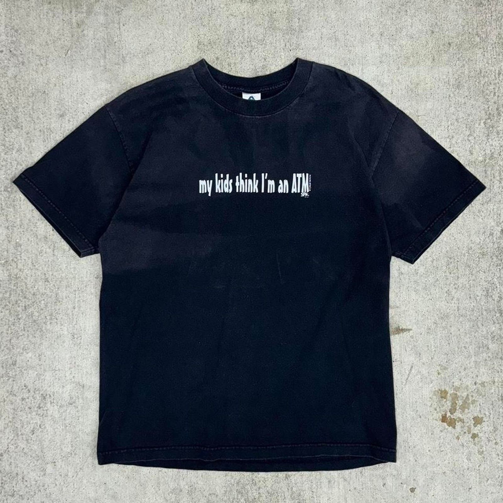 AAA Large - Vintage y2k My Kids Think Im An ATM t-shirt funny Size US L / EU 52-54 / 3 - 1 Thumbnail