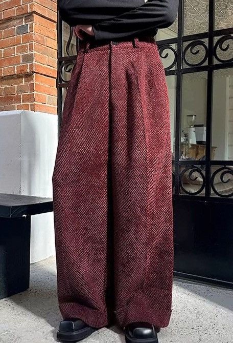 Japanese Brand Premium Pleated Trousers | Wide Leg | Vintage Inspired Size US 29 - 2 Thumbnail