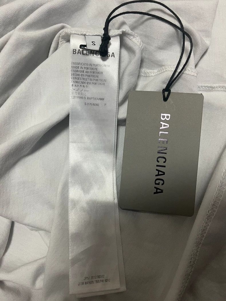 Balenciaga Balenciaga Making old short-sleeved T-shirts with grey Des Size US S / EU 44-46 / 1 - 4 Thumbnail