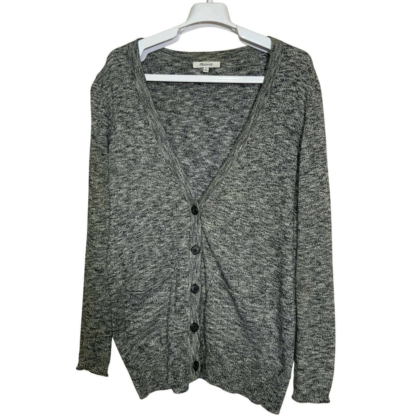 Madewell Madewell Heather Gray Button Cardigan Knit Womens Size S Size S / US 4 / IT 40 - 1 Thumbnail