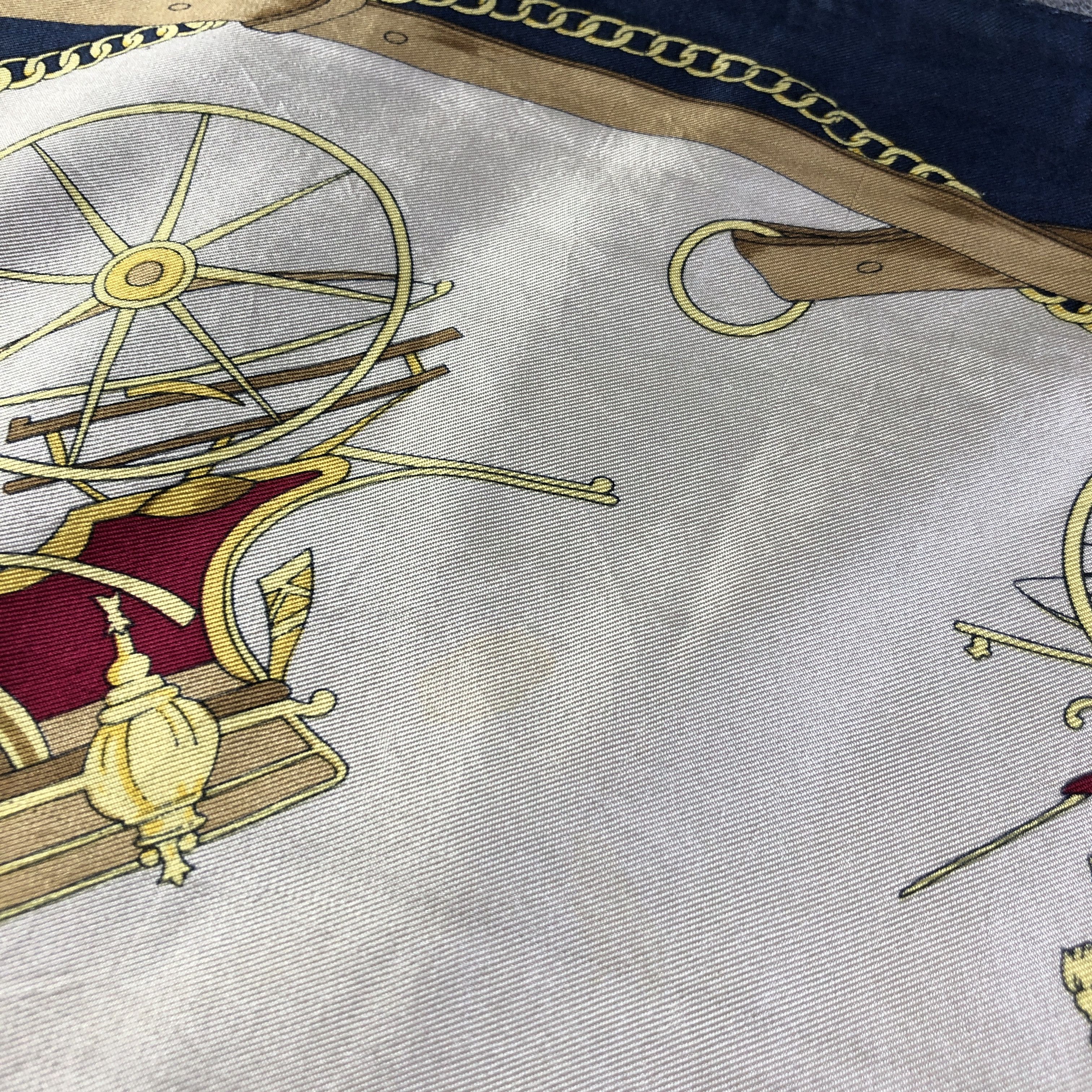 Japanese Brand Luxury Carriage Silk Scarf M1015 Size ONE SIZE - 9 Thumbnail