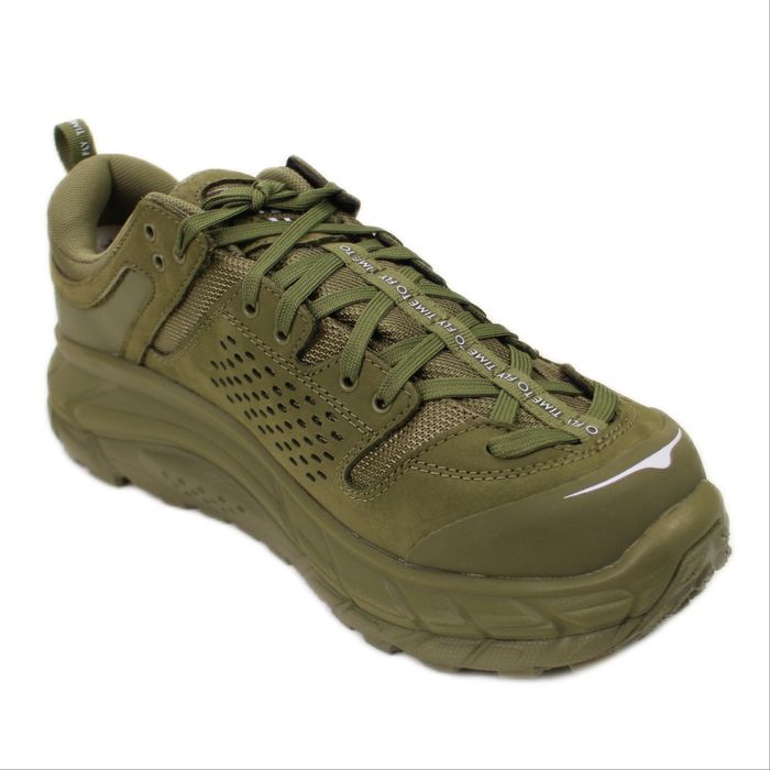 Hoka One One BURNT OLIVE TOR ULTRA LOW WP JP SNEAKERS Size 8.5 ...