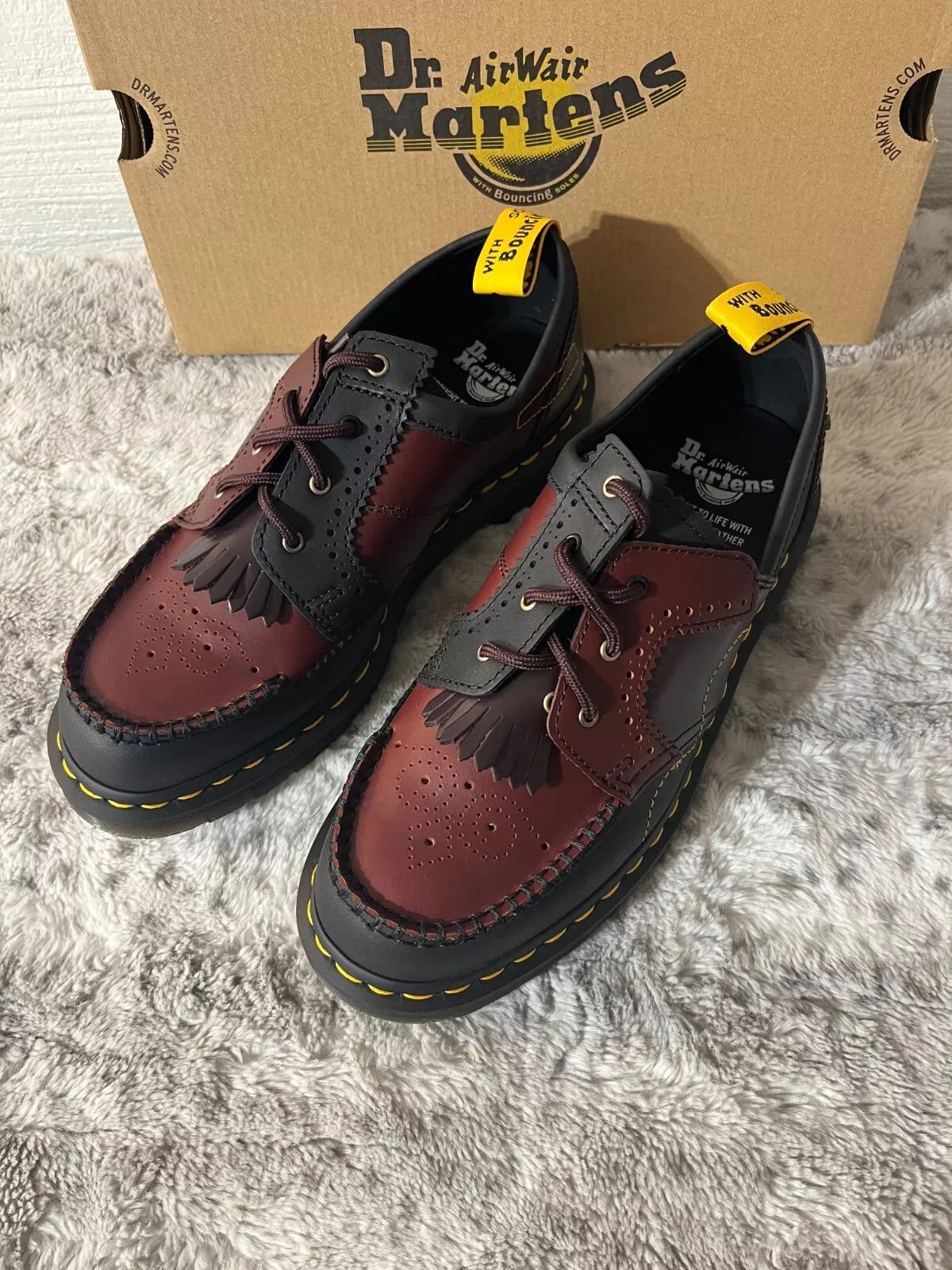 Dr. Martens 1461 Fused Patchwork Men’s Brogue Derby Size US 9 / EU 42 - 1 Thumbnail