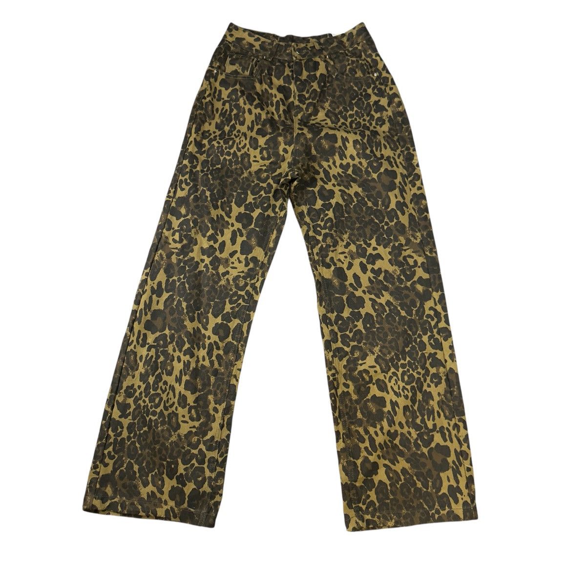 Hysteric Glamour Vintage Japanese y2k Crazy Baggy Balenciaga Leopard style Size US 28 / EU 44 - 1 Thumbnail