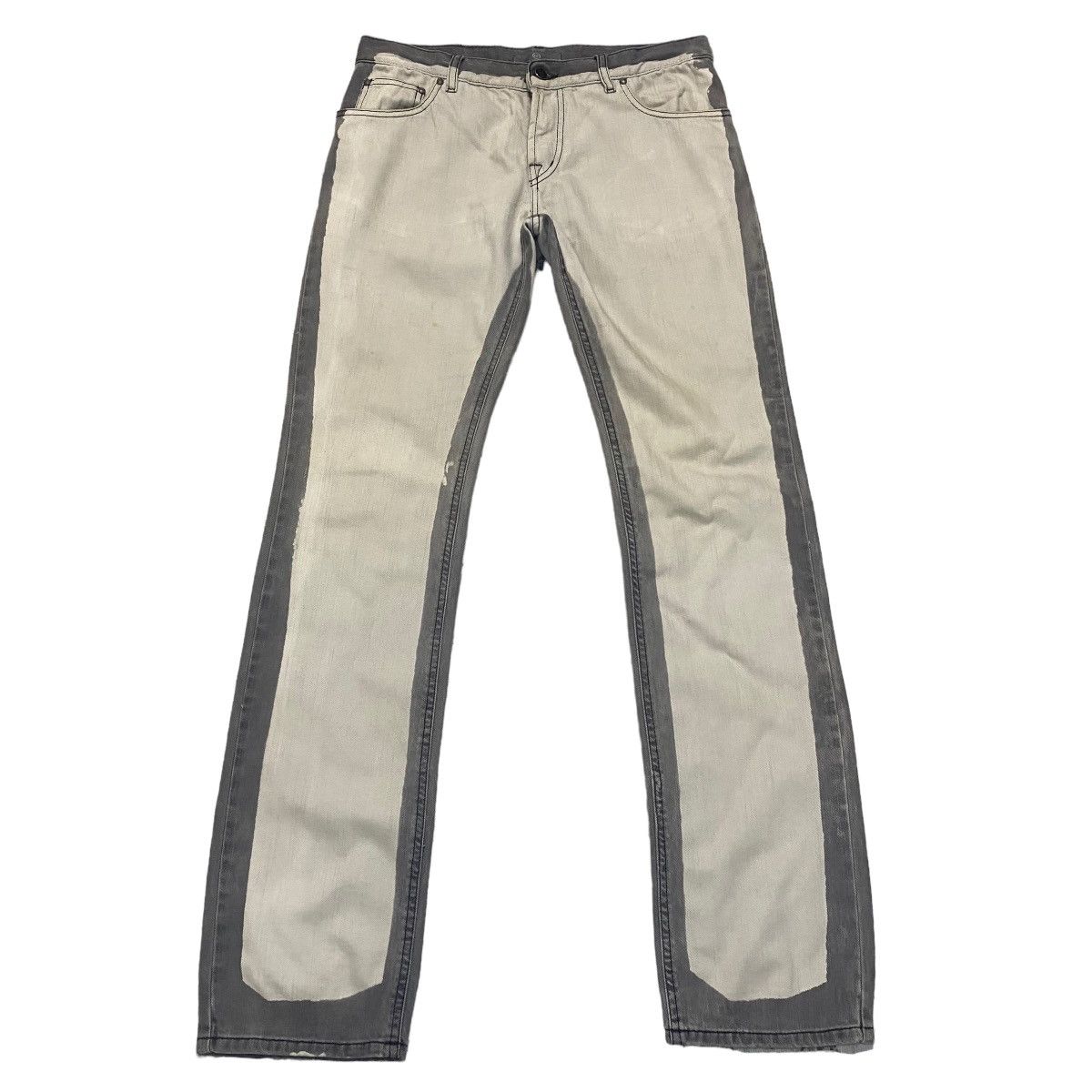 Alexander McQueen Alexander McQueen Denim Jeans Two Tone Size US 31 - 1 Thumbnail