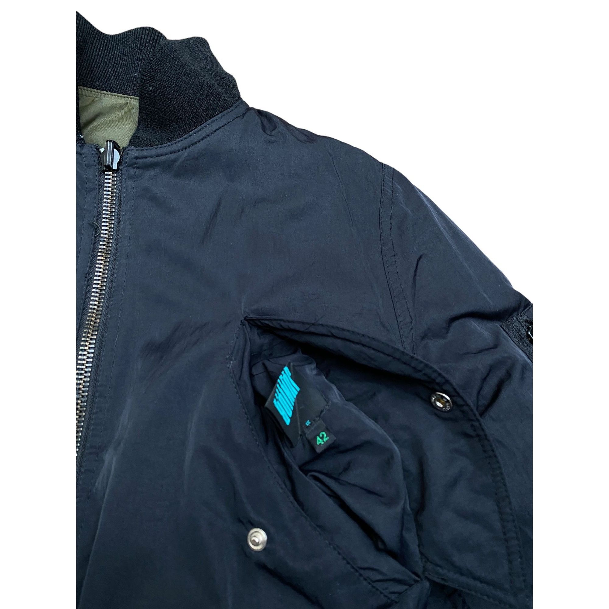 Jean Paul Gaultier Vintage Reversible Cropped Bomber Jacket Size US S / EU 44-46 / 1 - 8 Thumbnail