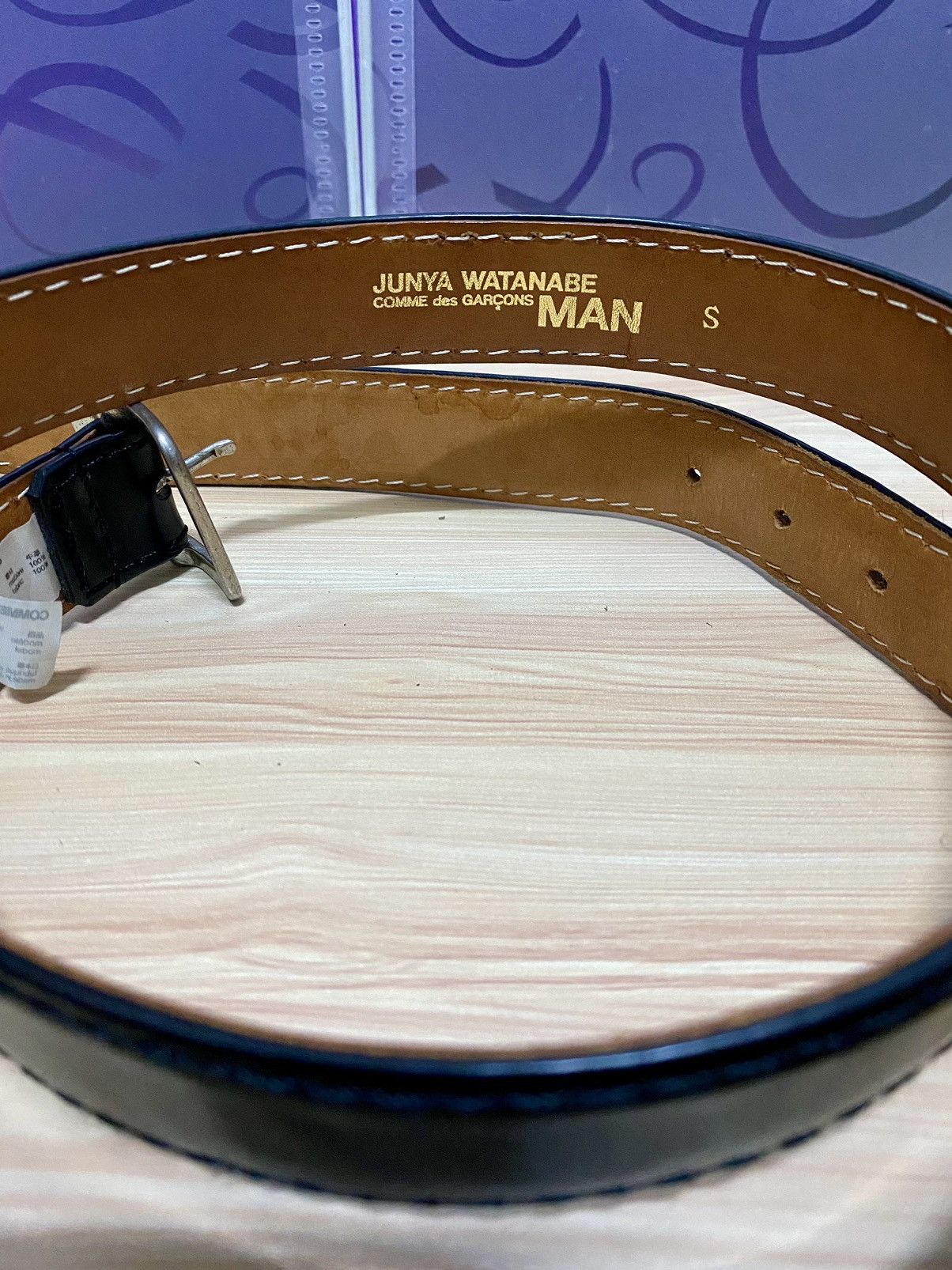 Comme des Garcons Junya watanabe Comme des garcons black leather belt Size ONE SIZE - 2 Thumbnail