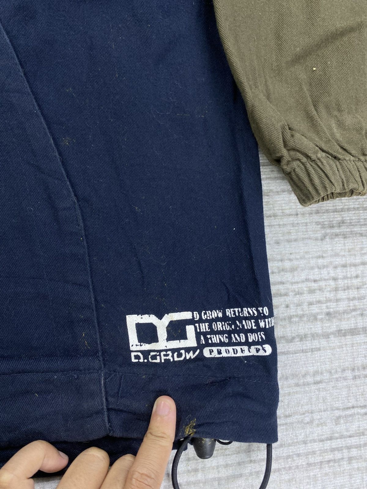 Japanese Brand × Vintage Vintage D.Grow Japan Pulover Anorak Two Tone Hoodie Jacket Size US M / EU 48-50 / 2 - 9 Thumbnail