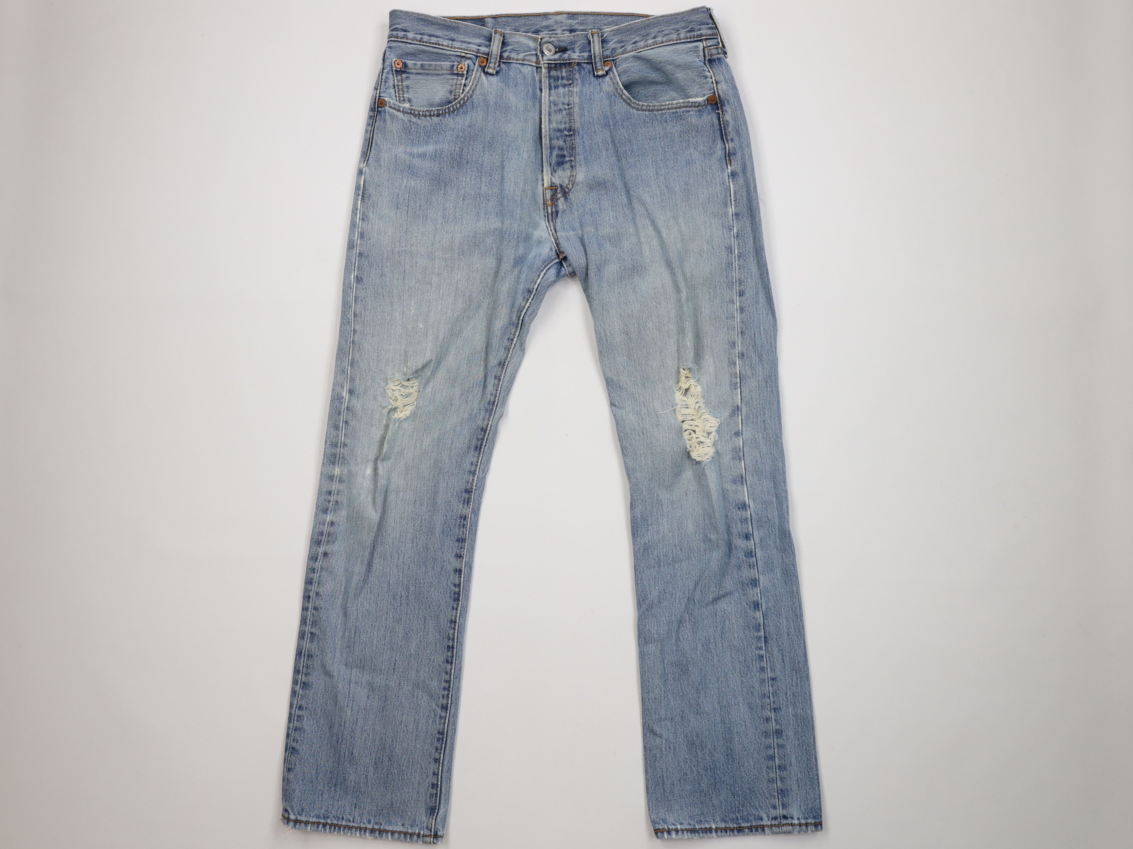Levi's Vintage Y2K Levis 501xx Original Button Fly Denim Jeans Size US 32 / EU 48 - 1 Thumbnail