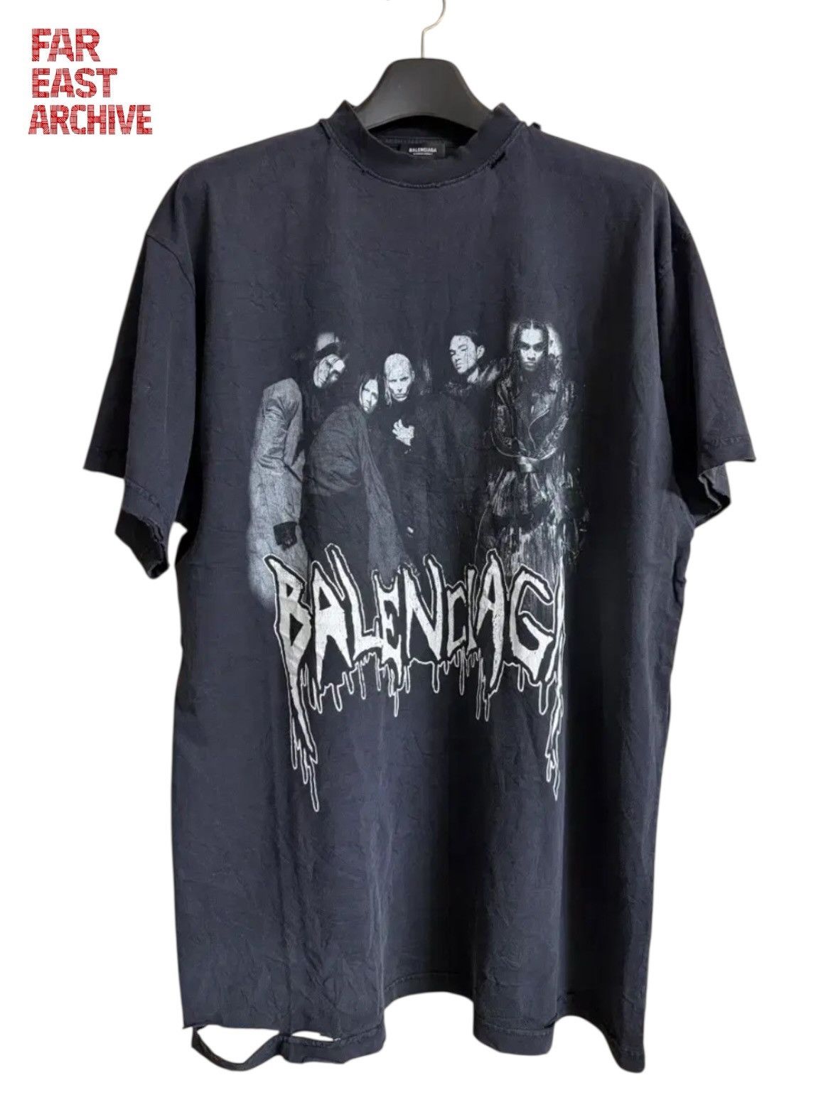 Balenciaga Balenciaga Couture Metalheads Oversized T-Shirt Size US M / EU 48-50 / 2 - 1 Thumbnail
