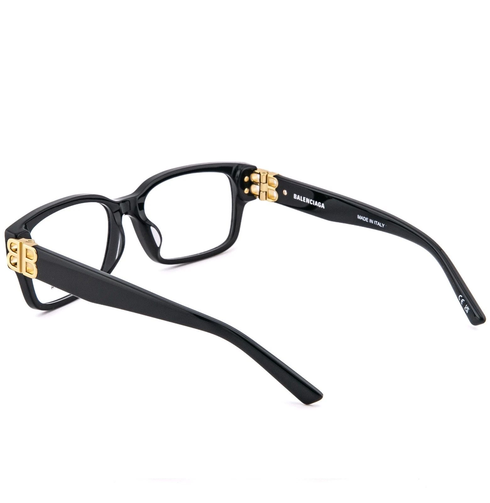 Balenciaga BALENCIAGA 0105 Black Logo Classic Eyeglasses BB0105O 001 Size ONE SIZE - 2 Thumbnail