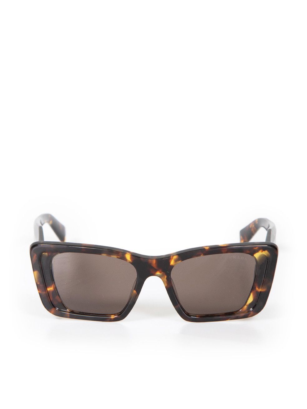 Prada Tortoiseshell Butterfly Havana Honey Sunglasses Size ONE SIZE - 1 Thumbnail