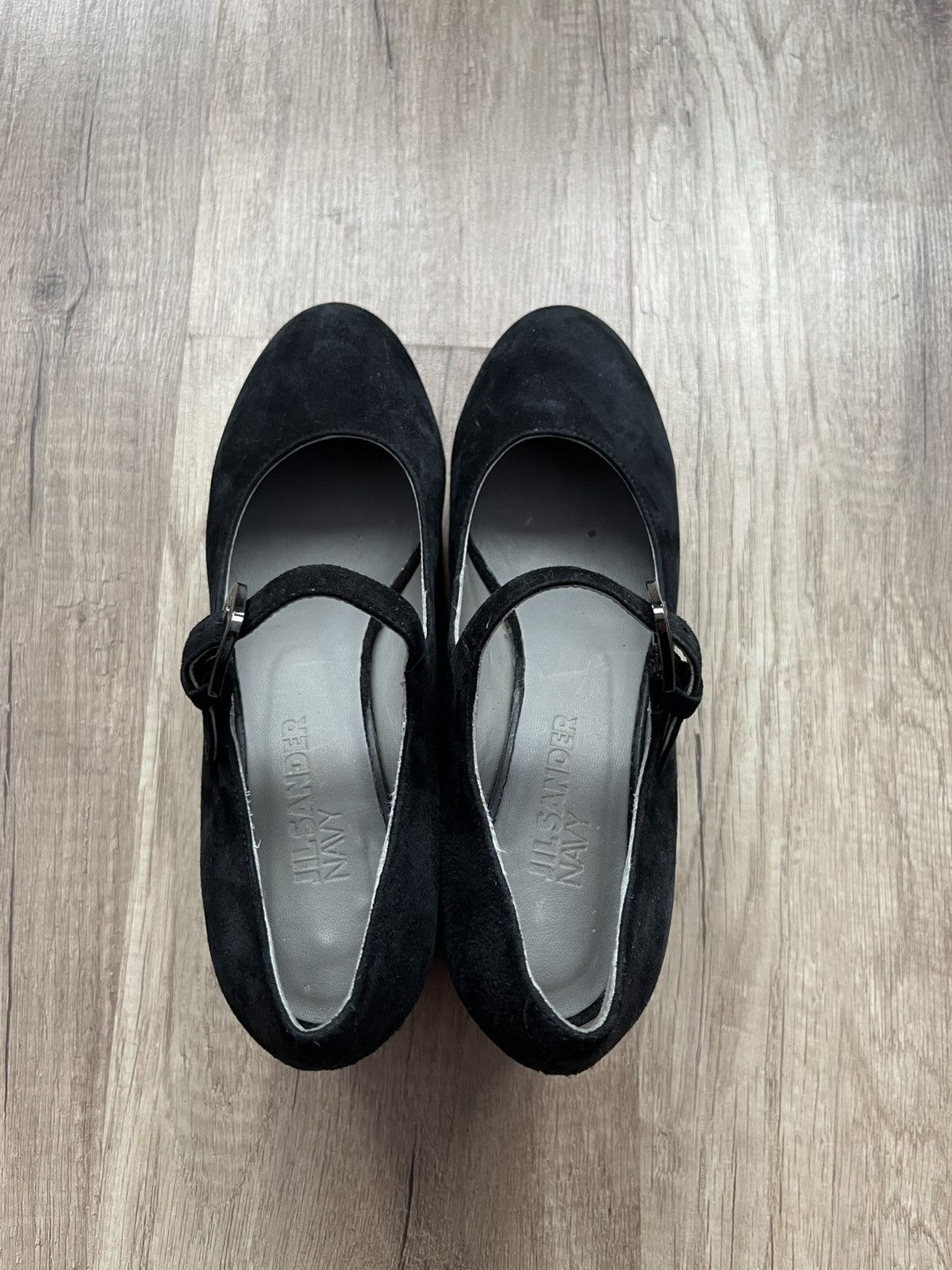Jel Sander Helled Shoes Black Suede Size 37