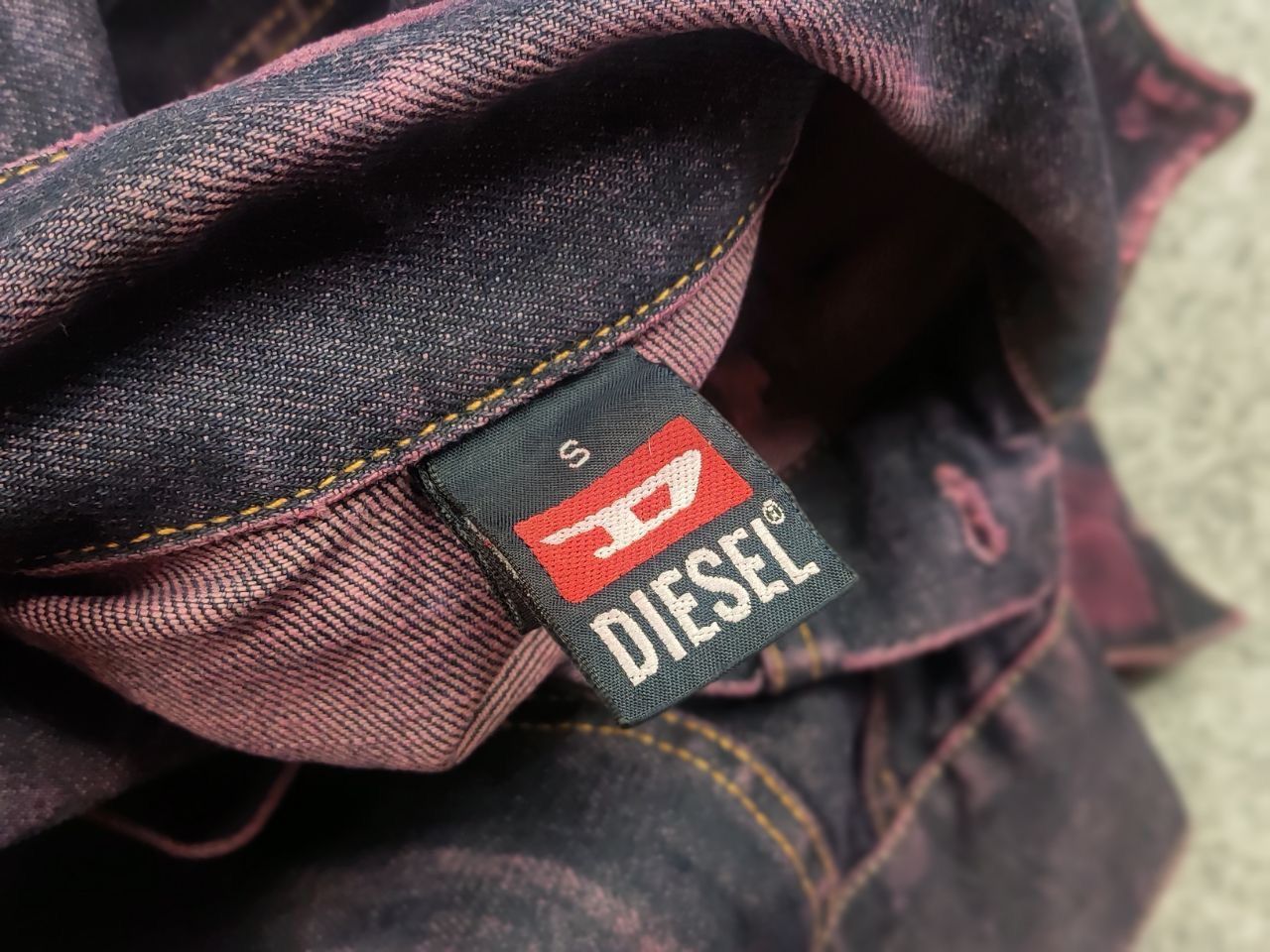 Vintage Diesel Track Dyed Jacket if six was nine Y2K Style
