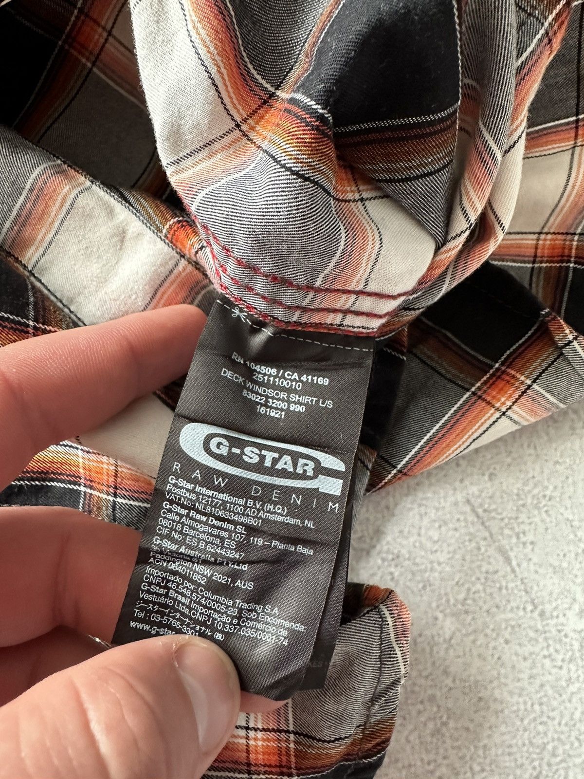 G-Star Men’s G-Star Raw Deck Bergen Long Sleeve Button Multicolor Size US L / EU 52-54 / 3 - 13 Thumbnail